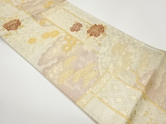 JAPANESE FUKURO OBI / WOVEN KICHO PATTERN
